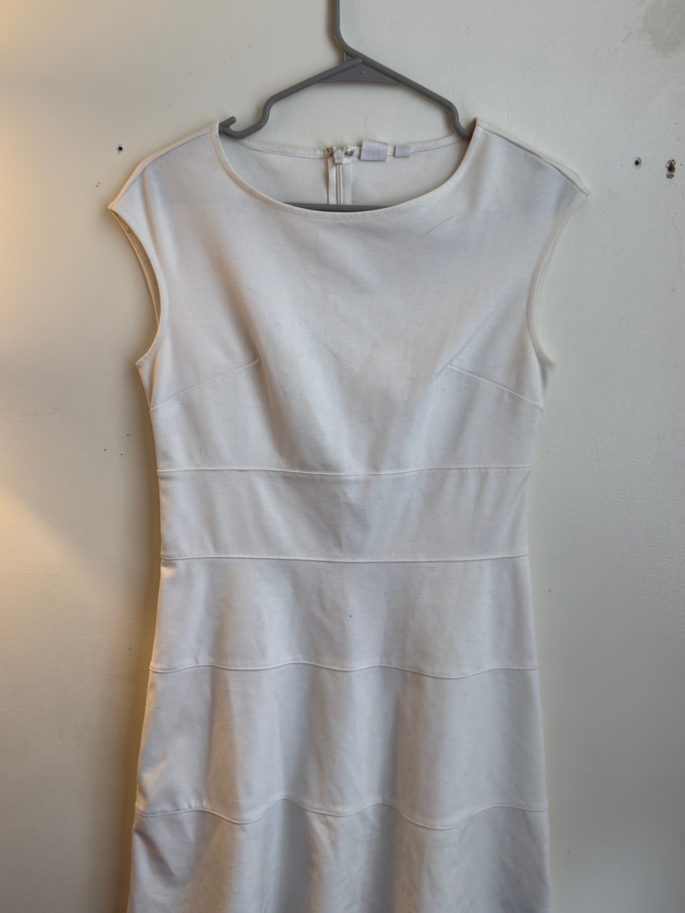 GAP Cream Sleeveless A-Line Dress